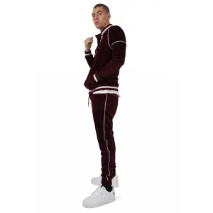 Velvet joggingsbroek met biesjes Project X Paris image-3