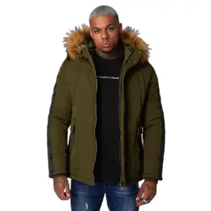 Striped parka coat Project X Paris image-0