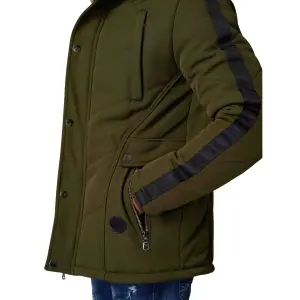 Striped parka coat Project X Paris image-6