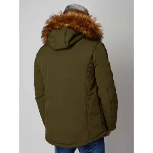 Striped parka coat Project X Paris image-3