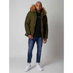 Striped parka coat Project X Paris image-2