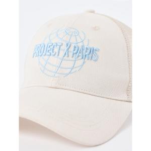 Chapéu de basebol com padrão de mapa-múndi Project X Paris image-2