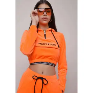 Sweatshirt à capuche court femme Project X Paris image-1