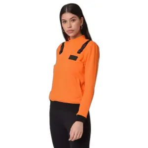 Sweatshirt cuello alto con pinzas delante de la mujer Project X Paris image-0