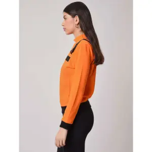 Sweatshirt cuello alto con pinzas delante de la mujer Project X Paris image-2