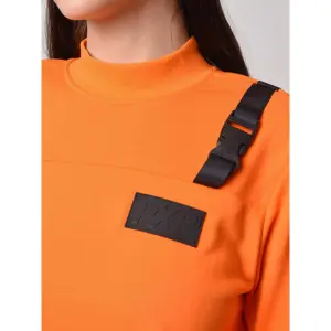Sweatshirt cuello alto con pinzas delante de la mujer Project X Paris image-4