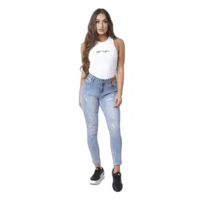 Jeans skinny fit con etichetta logo donna Project X Paris image-0