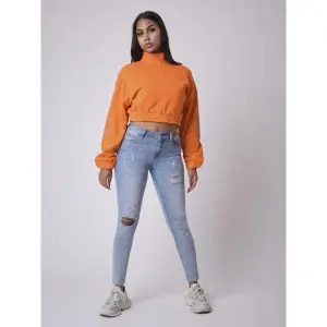 Sweatshirt col montant zippé dragons femme Project X Paris image-0