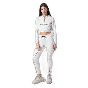 Chándal de mujer con capucha y ribete de polipiel Project X Paris image-0