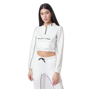 Chándal de mujer con capucha y ribete de polipiel Project X Paris image-1