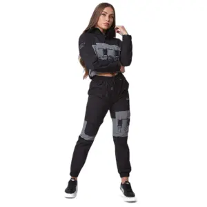 Pantalón de chándal con bolsillos y clips para mujer Project X Paris image-1
