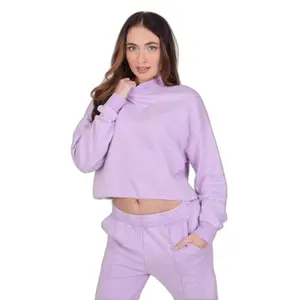 Faded high neck sweatshirt for women Project X Paris image-1