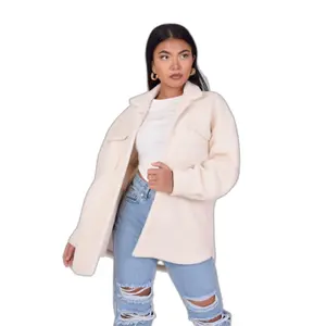 Women's basic pilou overshirt jacket Project X Paris image-1