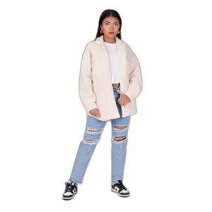 Women's basic pilou overshirt jacket Project X Paris image-2