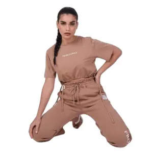 Women's crop T-shirt with drawstring Project X Paris image-0