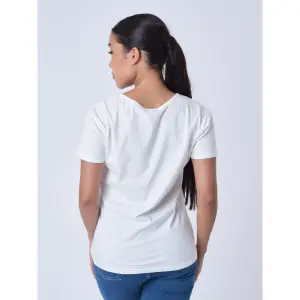 T-shirt embroidery logo woman Project X Paris Basic image-4