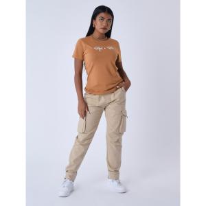 f221121-cm-camiseta-mujer-project-x-paris-basic-camello