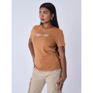 T-shirt embroidery logo woman Project X Paris Basic image-3