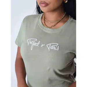 T-shirt embroidery logo woman Project X Paris Basic image-5