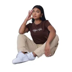 T-shirt broderie logo femme Project X Paris Basic image-4