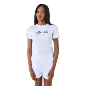 Women's basic logo embroidery T-shirt Project X Paris Signature image-1
