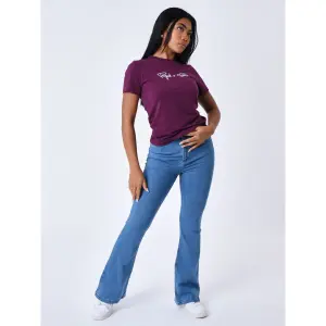 T-shirt embroidery logo woman Project X Paris Basic image-2