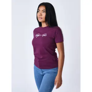 T-shirt embroidery logo woman Project X Paris Basic image-4