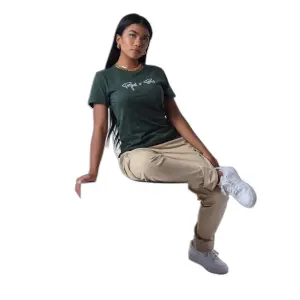 T-shirt broderie logo femme Project X Paris Basic image-1