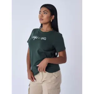 T-shirt broderie logo femme Project X Paris Basic image-3