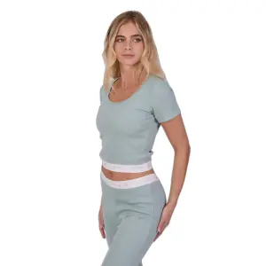 T-shirt de corte canelado para mulher Project X Paris image-1