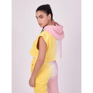 Sweatshirt à capuche sans manches dégradé femme Project X Paris image-3