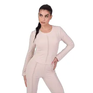 Pull manches longues coutures apparentes femme Project X Paris image-0