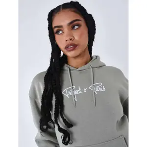 Casaco com capuz de assinatura para mulher Project X Paris image-5