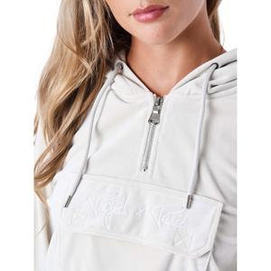 Bluza z kapturem krótka aksamitna dla kobiet Project X Paris image-5