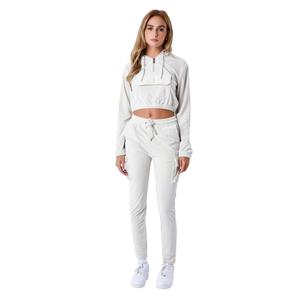 Bluza z kapturem krótka aksamitna dla kobiet Project X Paris image-2