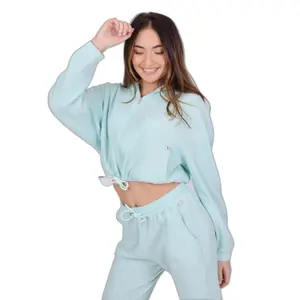 Women's hooded sweatshirt Project X Paris Effet Nid D'Abeille image-2