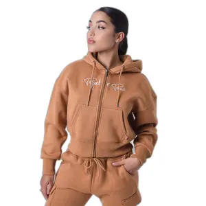 Sweatshirt damescapuchon met rits Project X Paris image-2