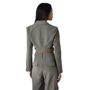 Blazer curto estilo cargo para mulher Project X Paris image-1