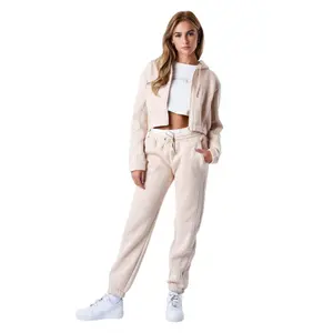 Sweatshirt damescapuchon met rits en elastische band Project X Paris image-1