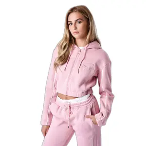 Hoodie zipper with elastic band woman Project X Paris image-1