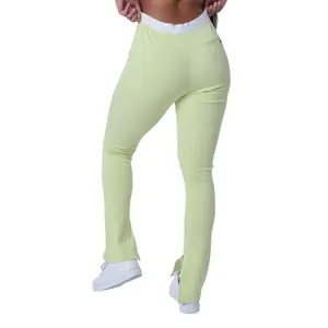 Pantalon flare ourlet fendu femme Project X Paris image-2