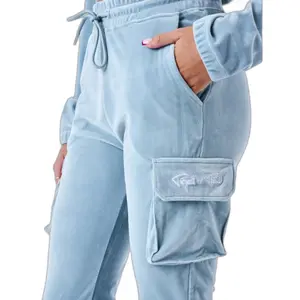 Dames cargopantalon van velours Project X Paris image-5