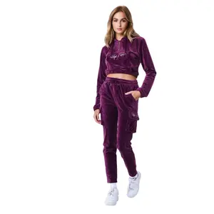 Dames cargopantalon van velours Project X Paris image-1