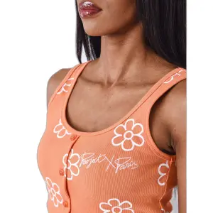 Tank top med blomsterprint til kvinder Project X Paris image-5