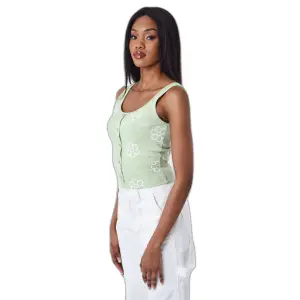Tank top med blomsterprint til kvinder Project X Paris image-2