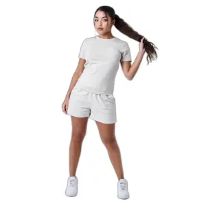 Basic t-shirt med logobroderi til kvinder Project X Paris image-3