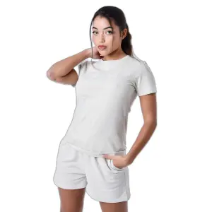 Basic t-shirt med logobroderi til kvinder Project X Paris image-0