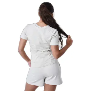 Basic t-shirt med logobroderi til kvinder Project X Paris image-1