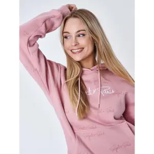 Sweatshirt med hætte til kvinder Project X Paris all over signature image-4