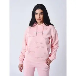 Sweatshirt med hætte til kvinder Project X Paris all over signature image-2